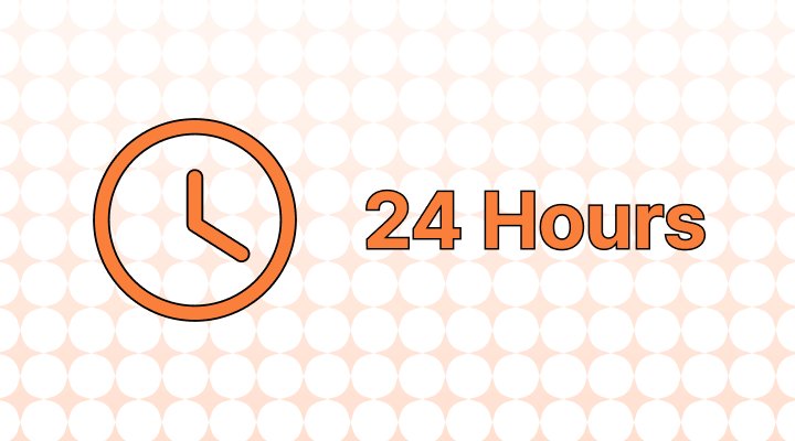How to Use and Understand "in 24 hours" in a Sentence
