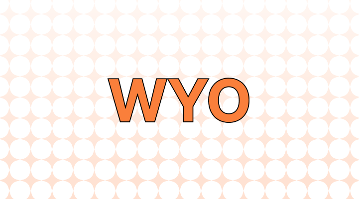 WYO (wyo) Meaning in Texting and Social Media